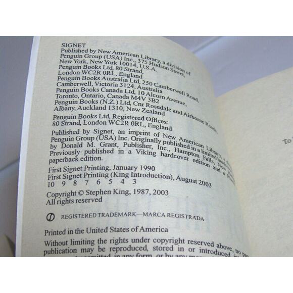 DARK TOWER BOXED SET BOOKS 1-4 Stephen King First Signet Printing Paperback - Picture 6 of 8